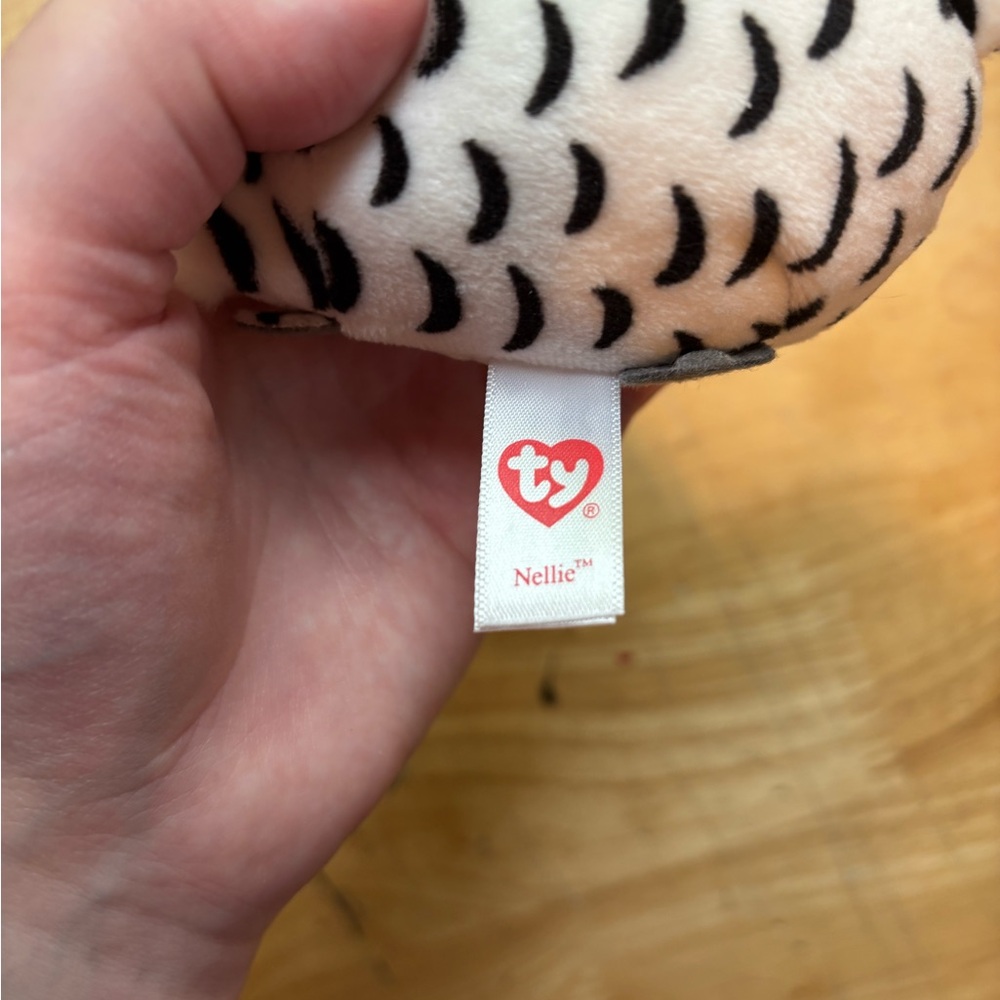 TY Beanie Boos Teeny Tys Nellie Owl Plush - Picture 6 of 6